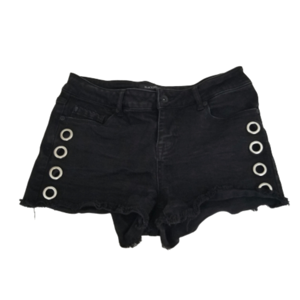 Blackheart Low Rise Shorts Size 9 Raw Hem
